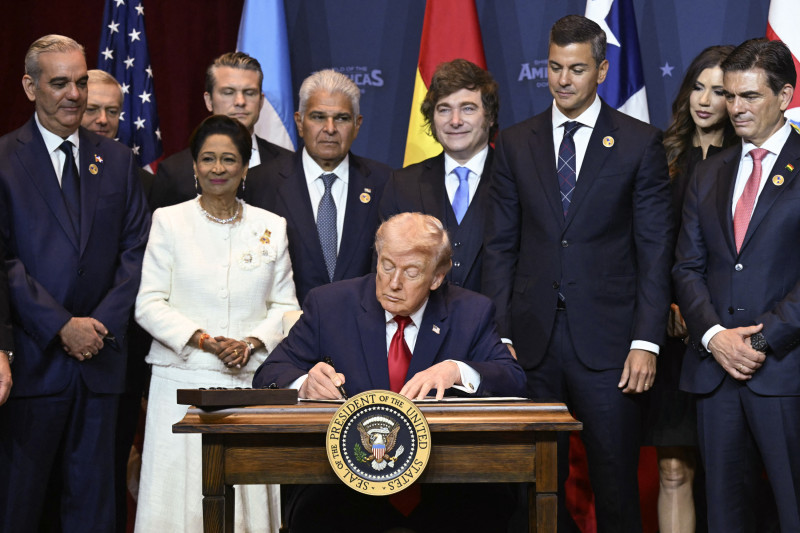 El presidente Trump recibe a una docena de líderes de derecha de América Latina y el Caribe para abordar los problemas que enfrenta la región, desde el crimen organizado hasta la inmigración ilegal.