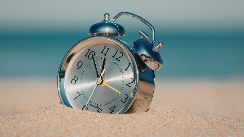 Cambio de horario en verano.