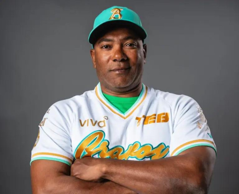 Miguel Tejada, manager de los Bravos de León en la liga mexicana de verano.