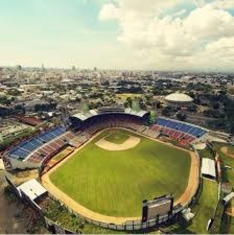 Vista panorámica en picado del vestusto parque inaugurado en 1955.