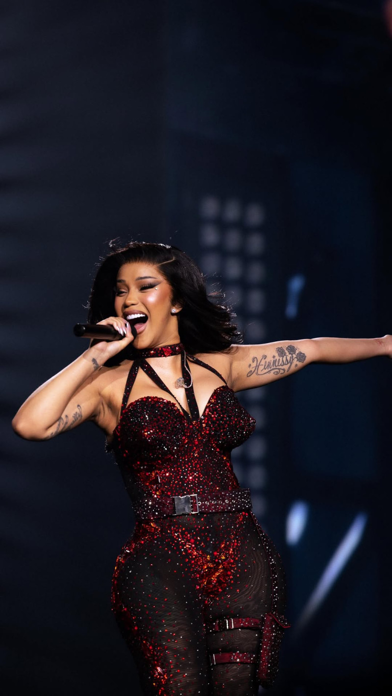 Cardi B durante su gira “Little Miss Drama Tour”.