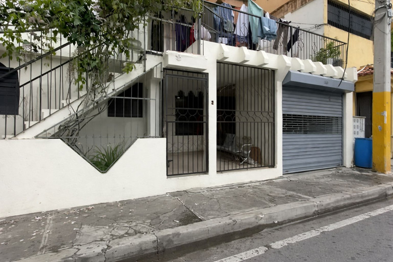 La casa donde operaba la Unidad de Atención Primaria.