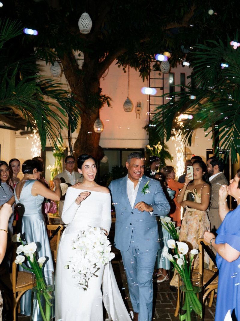 Tommy Galán Grullón y Ana Abreu Canaán se casan.