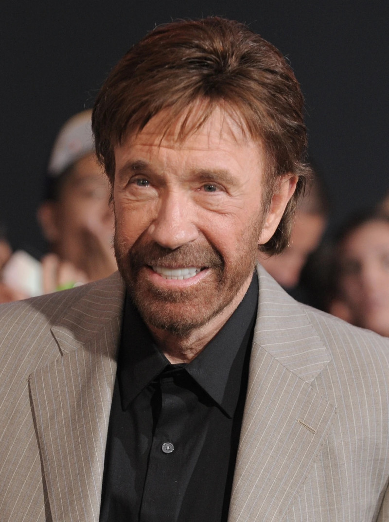 Chuck Norris cuando asistía al estreno de "The Expendables 2", el 15 de agosto del 2012 en Los Ángeles.