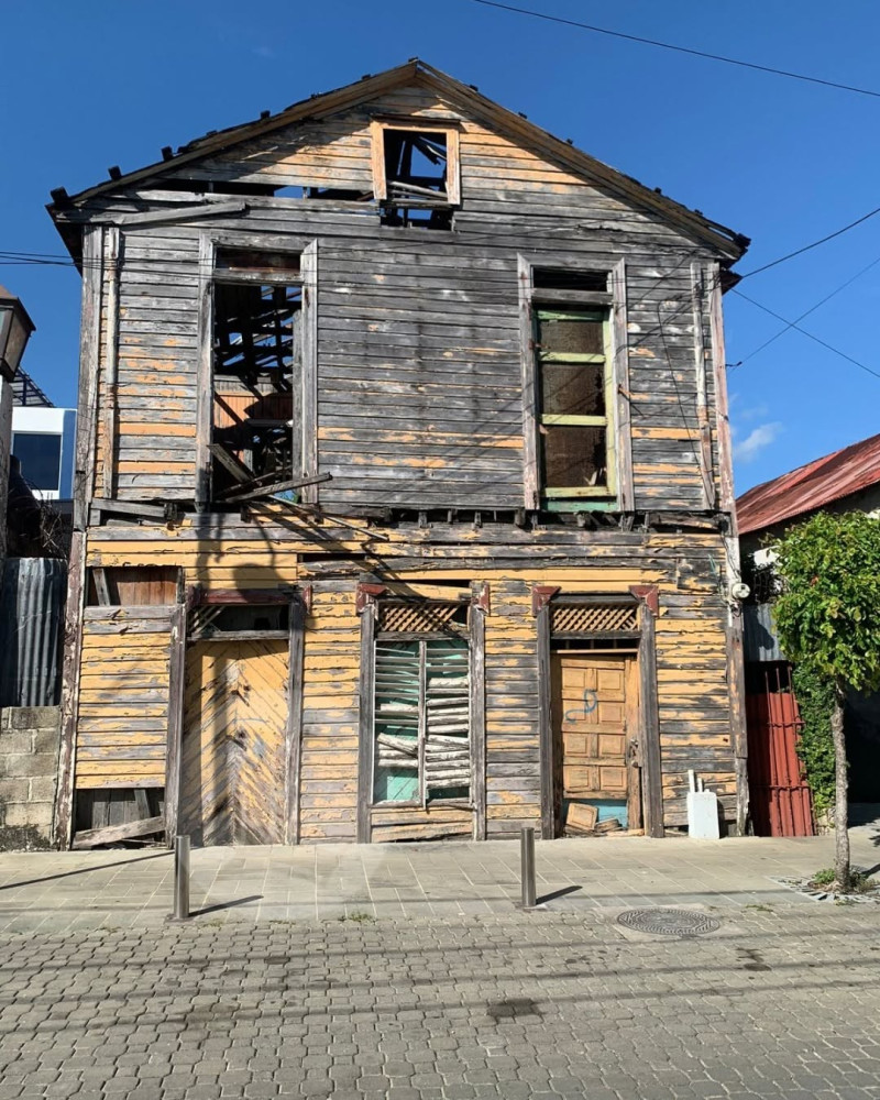 Casas victorianas centro histórico de Santiago.
