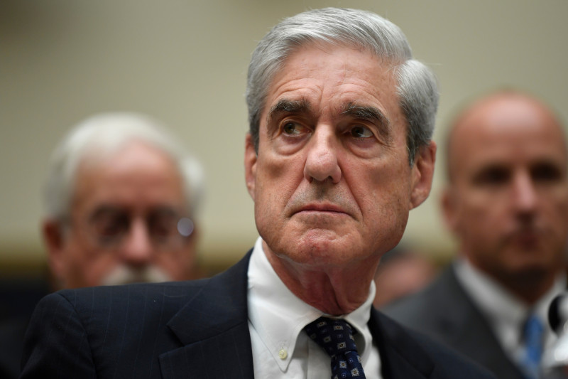 El fiscal especial Robert S. Mueller III testifica en el Congreso en Washington, el 24 de julio del 2019.
