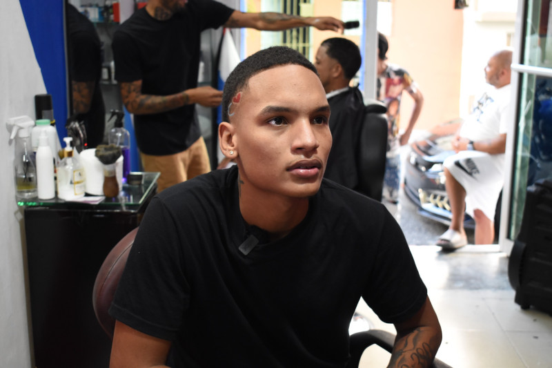 Jeury Alexander Reyes Balbuena (Jeo380) joven productor de sus propios dembows residente en Capotillo