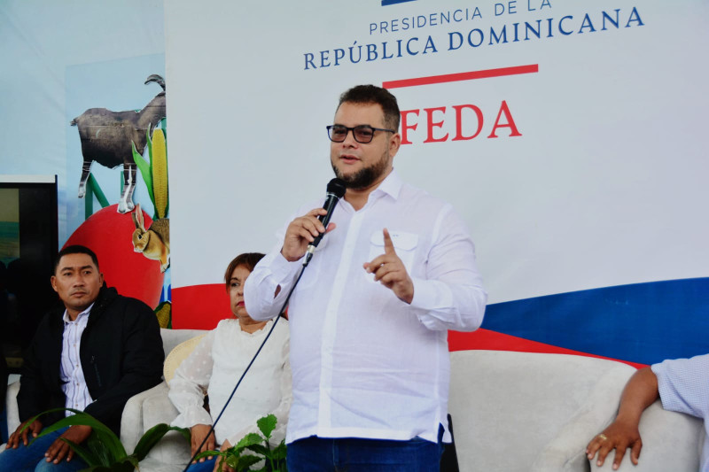 director ejecutivo del Fondo Especial para el Desarrollo Agropecuario (Feda), Hecmilio Galván.