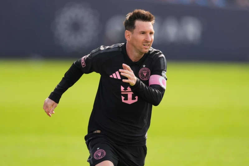 Lionel Messi, del Inter Miami, durante el partido contra New York City FC, el domingo 22 de marzo de 2026, en Nueva York.