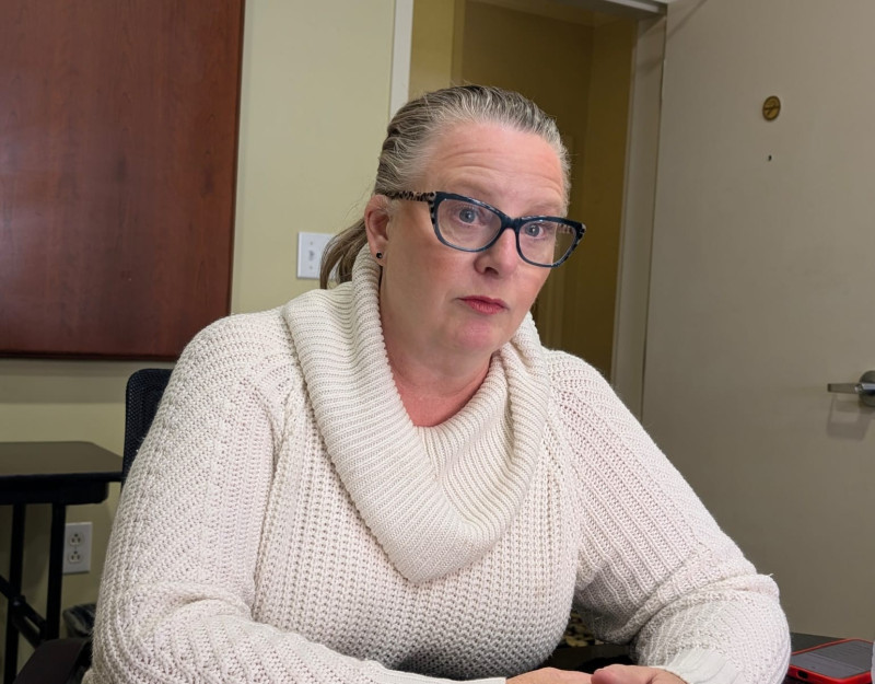 La abogada migratoria Jodi Goodwin, durante su conversación con periodistas de América Latina, en la ciudad de McAllen, Texas.