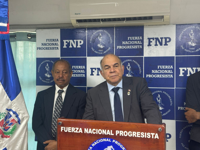 Presidente de la organización política Fuerza Nacional Progresista (FNP), Pelegrín Castillo.
