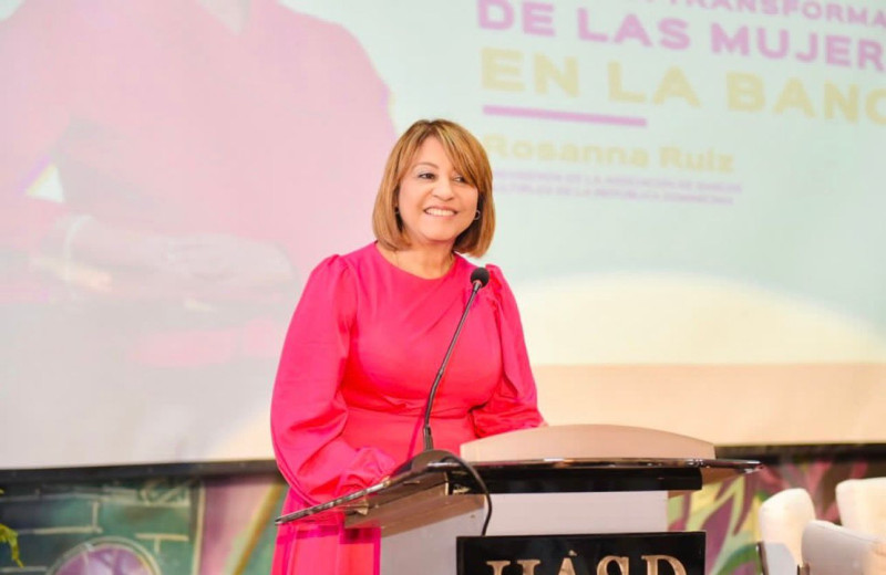 Rosanna Ruíz, presidenta de la Asociación de Bancos Múltiples (ABA).