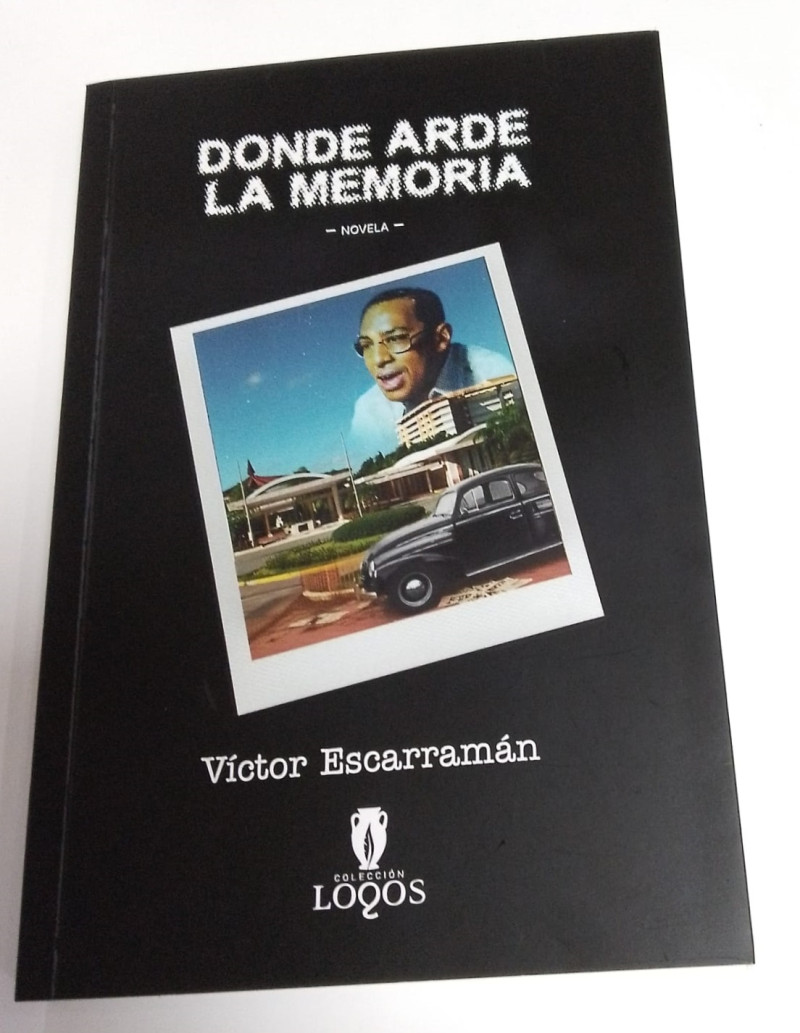 Portada de "Donde arde la memoria", de Víctor Escarramán
