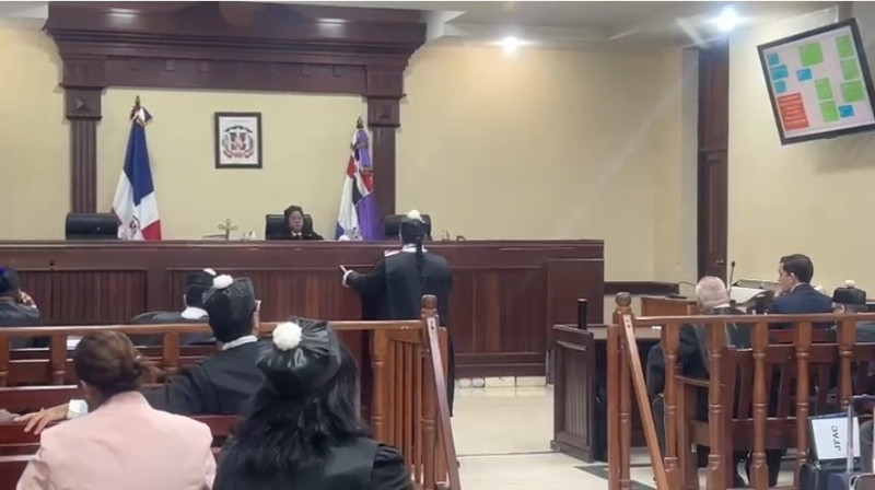 La abogada Laura Acosta este viernes en audiencia