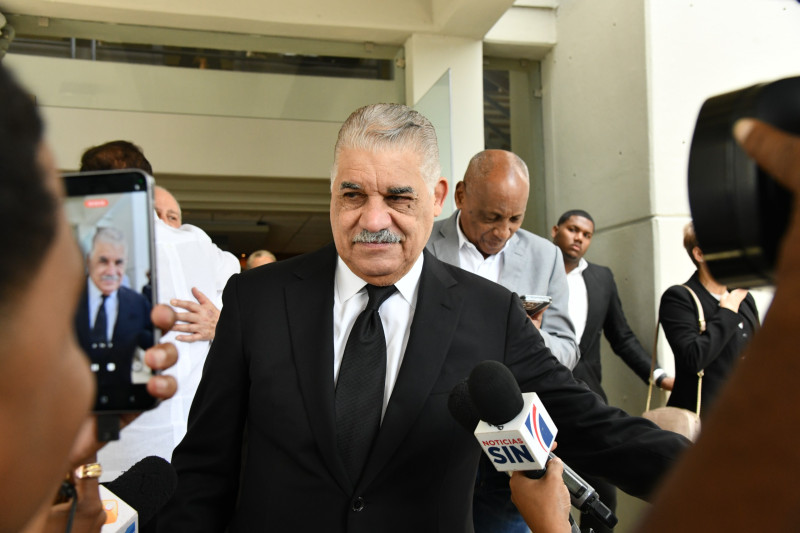 Miguel Vargas, el dirigente del Partido Revolucionario Dominicano.