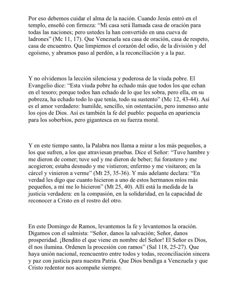 Segunda página- carta escrita por Nicolás Maduro y su esposa, Cilia Flores desde la cárcel, publicada por su hijo Nicolás Maduro Guerra, el 29 de marzo de 2026.
