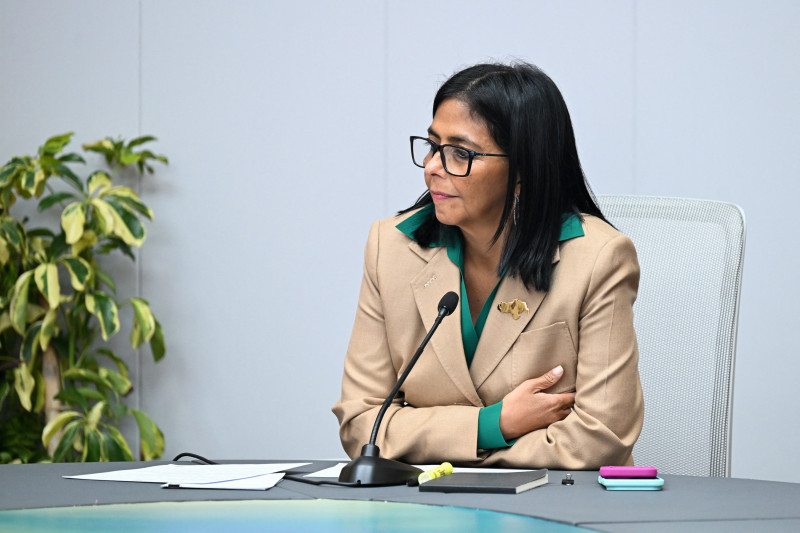 La presidenta interina de Venezuela, Delcy Rodríguez