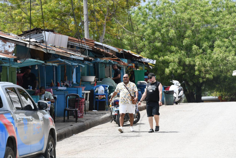 Puestos de venda de pescados.