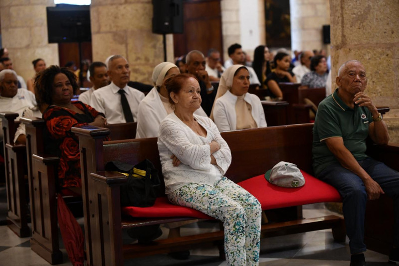 Tradicional proclamación del Sermón de las Siete Palabras, en la Catedral Primada de América en Santo Domingo.