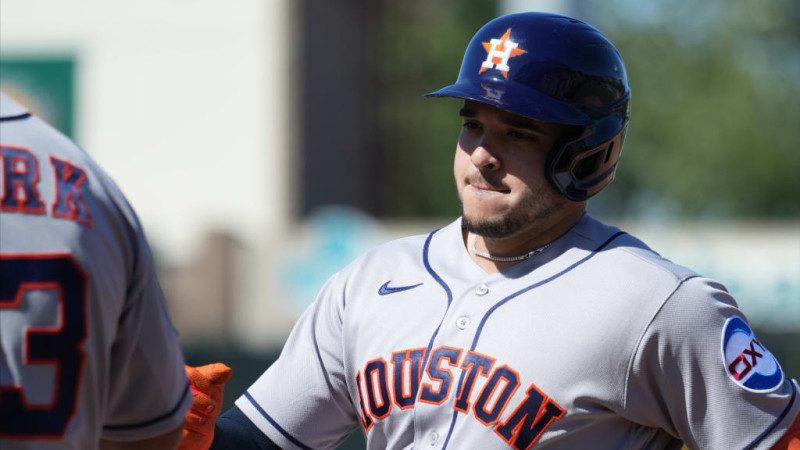Yainer Díaz tuvo una actuación sobresaliente en el éxito de los Astros.
