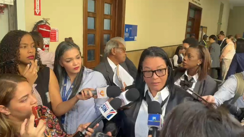 Ingrid Hidalgo, representante legal de la viuda de Octavio Dotel.