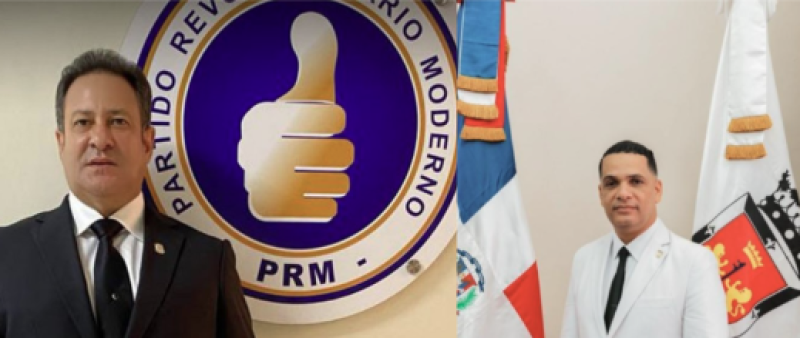 El exdiputado Miguel Gutiérrez y el exregidor Edickson Herrera Silvestre, dirigentes del PRM condenados por narcotráfico.