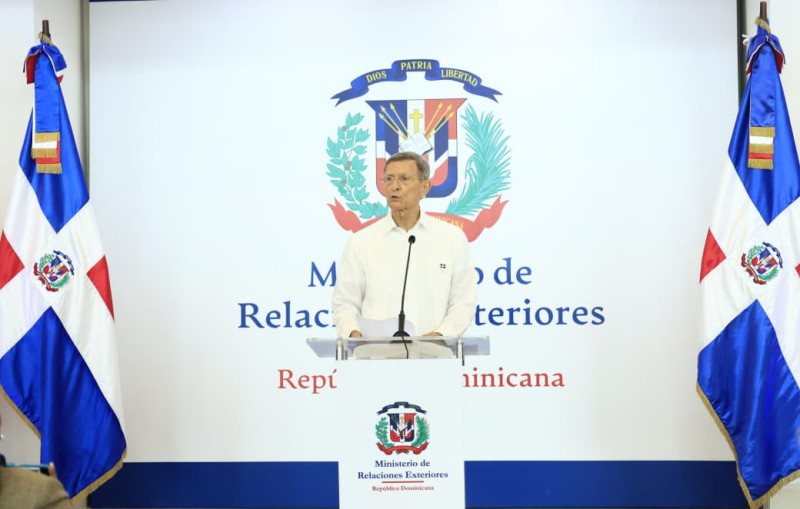 Roberto Álvarez, canciller dominicano.