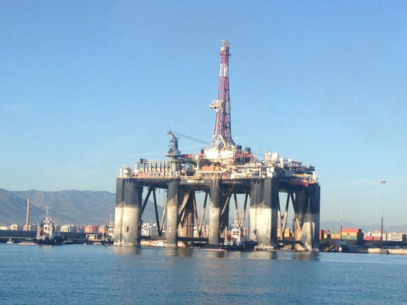 (Foto de ARCHIVO)
La plataforma petrolífera Sedco 702.