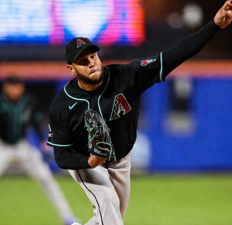 El zurdo venezolano Eduardo Rodríguez, de Arizona, está teniendo un buen inicio de temporada.