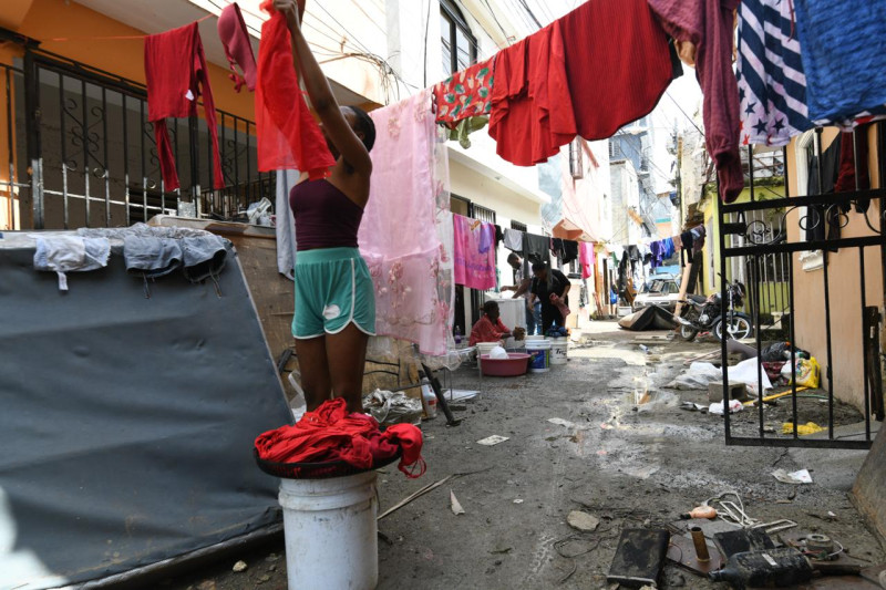 Familias de los sectores afectados por las lluvias luchan por regresar a la normalidad.