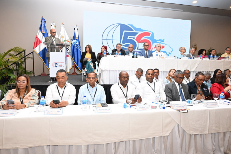 La dirigencia de la ADP encabeza el congreso finalizado ayer con motivo de su 56 aniversario de fundación.