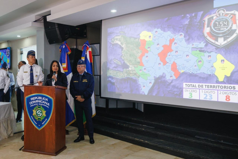 Faride Raful, habla en rueda de prensa.