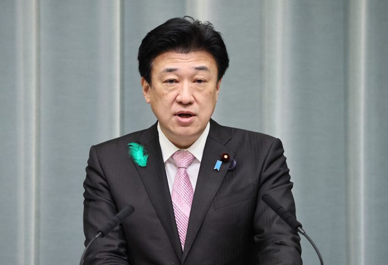 El secretario jefe del gabinete japonés, Minoru Kihara.