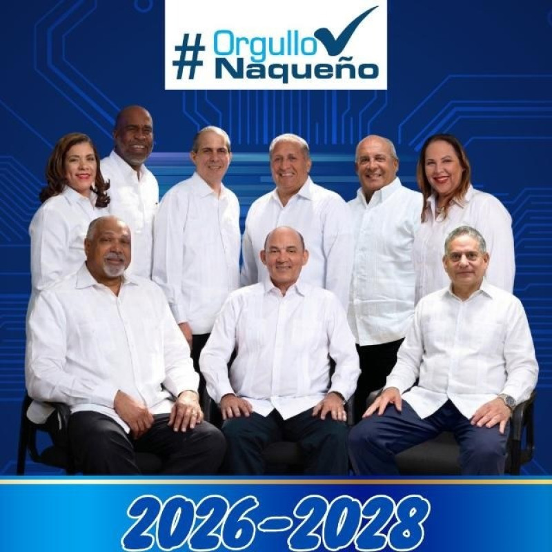 Los integrantes de la plancha “Orgullo Naqueño #1 que terciará en los comicios del Club Deportivo Naco el próximo domingo 26 de este mes.