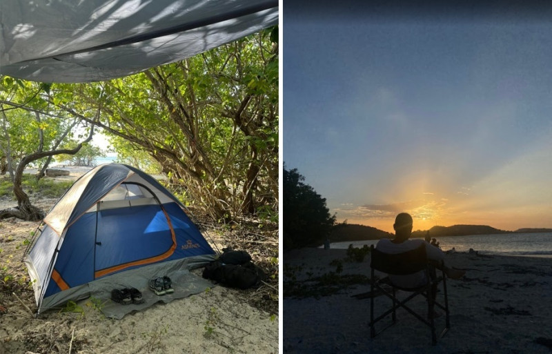 Nos fuimos de camping a Estero Hondo. Allí pudimos apreciar de primera mano el equilibrio delicado del ecosistema costero.
