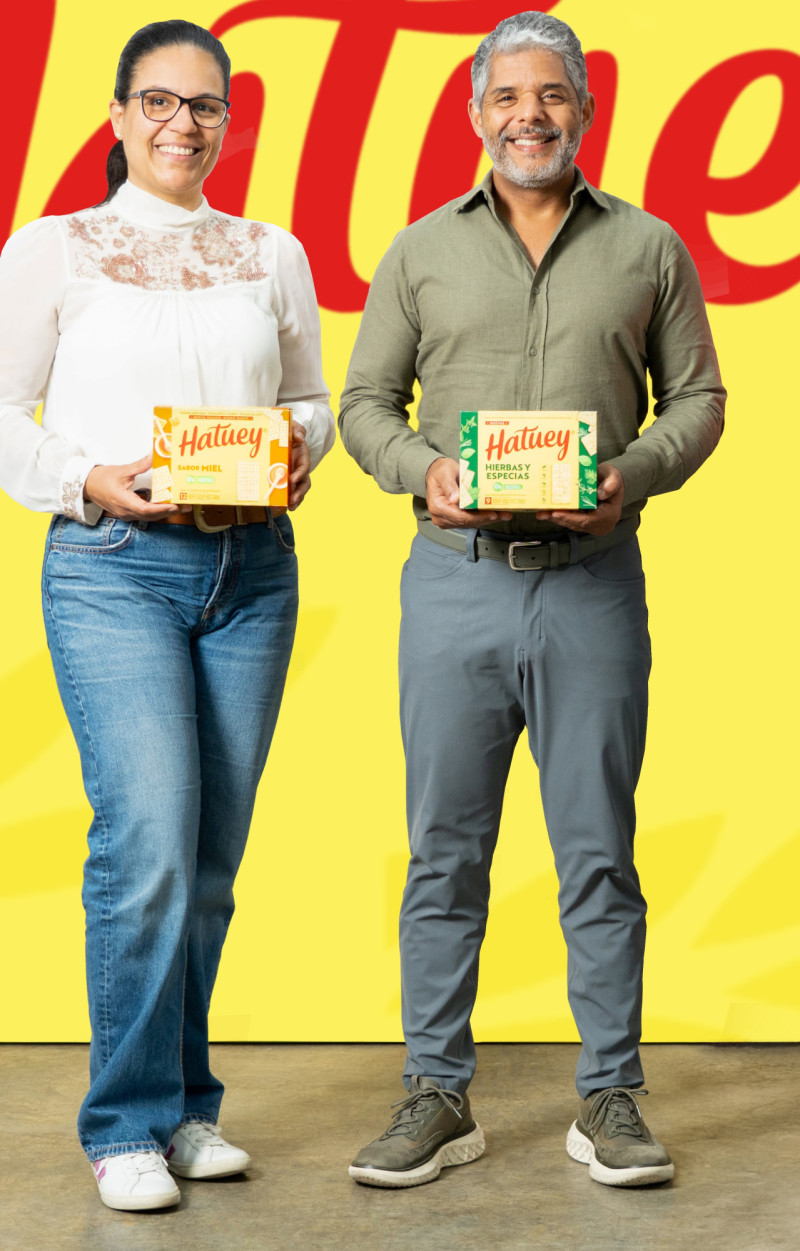 Leslie Báez y Krist Núñez.