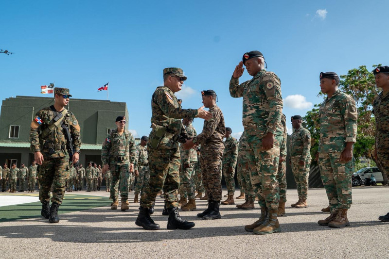 Militares en formación