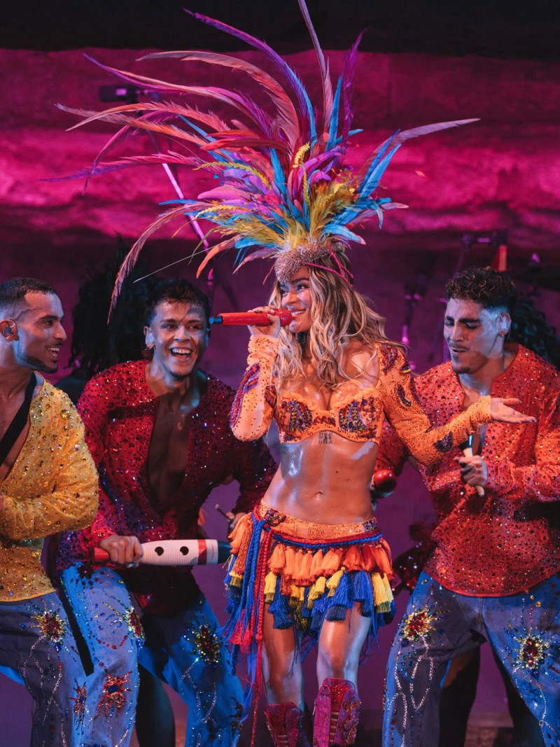 Karol G durante su actuación en el festival Coachella, el 19 de abril de 2026.