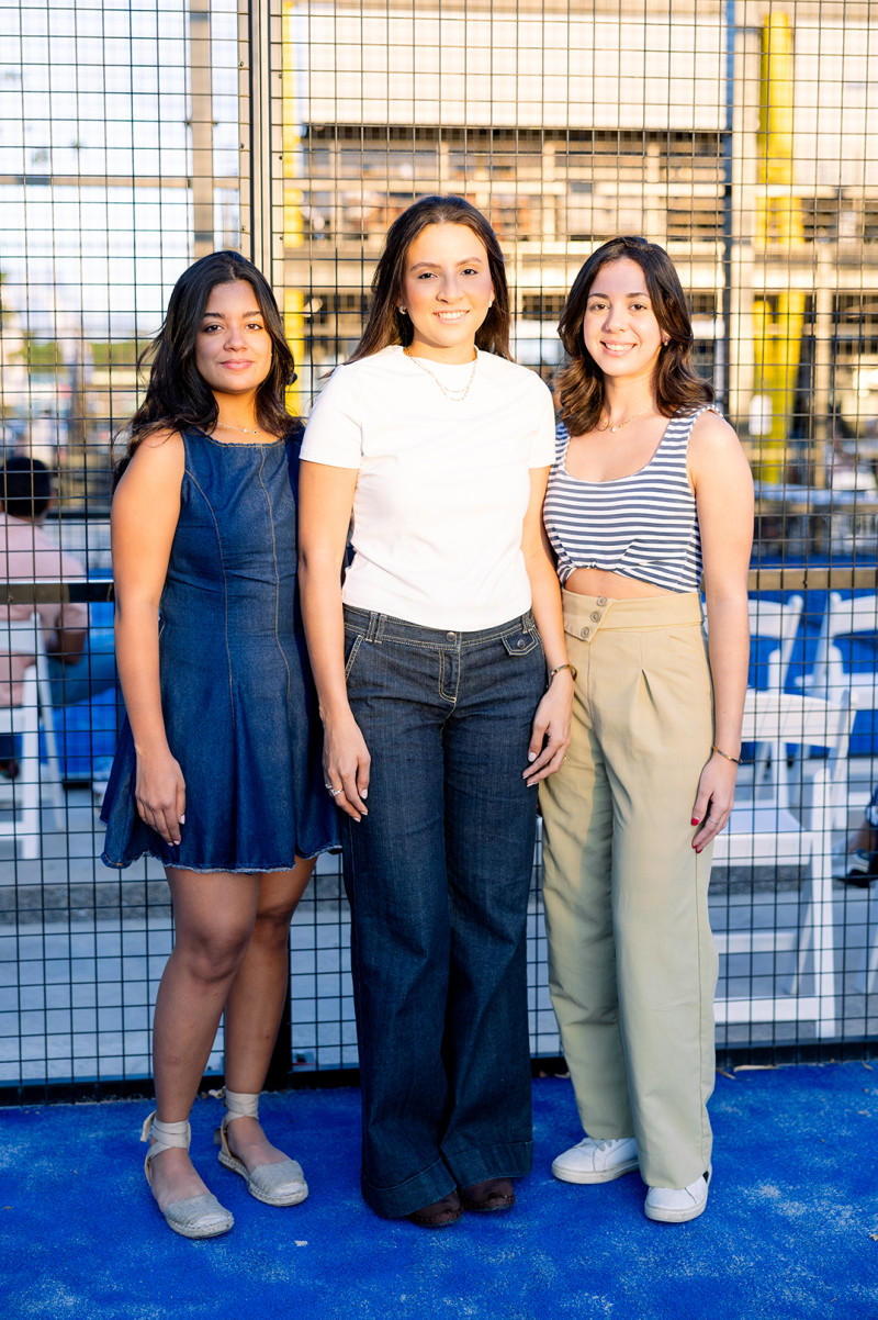 Abigail Guzmán, Joulia Victoria Castillo y Emily Veloz.