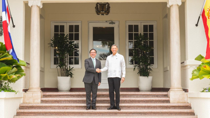 Las declaraciones del canciller español se realizaron luego de que sostuviera una reunión con Álvarez en la sede de la cancillería de la República Dominicana.