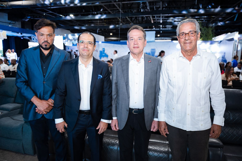 Aneury Pilar, Pantaleón Salcedo, Víctor Bisonó y José Manuel González.
