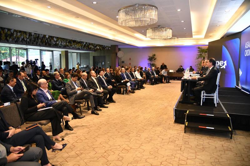 El pleno del Conep escuchó la exposición de la comisión gubernamental