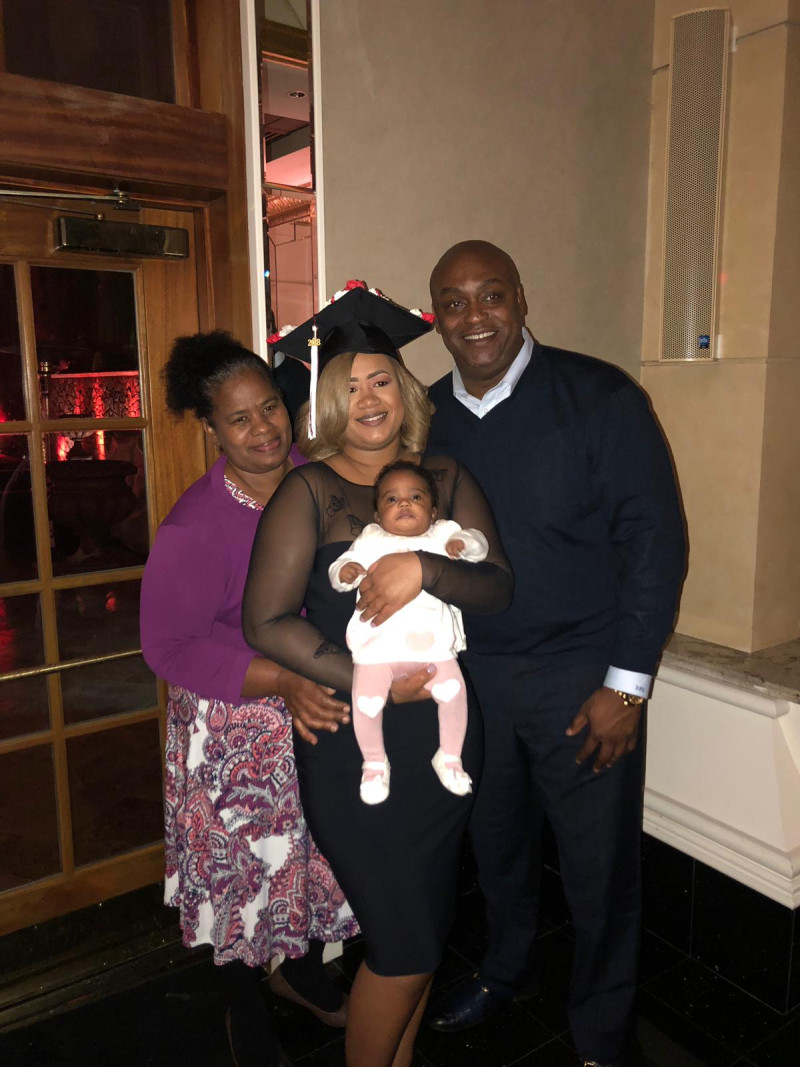 Familia de Geidy Saint Amand