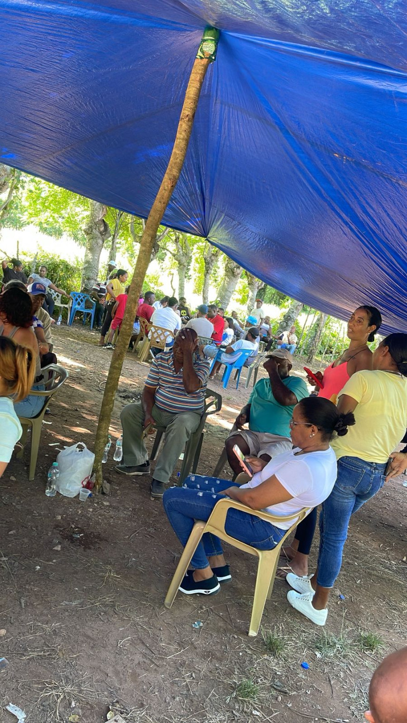 Comunitarios de La Cuaba se mantienen de forma permanente en los terrenos donde construirá vertedero.