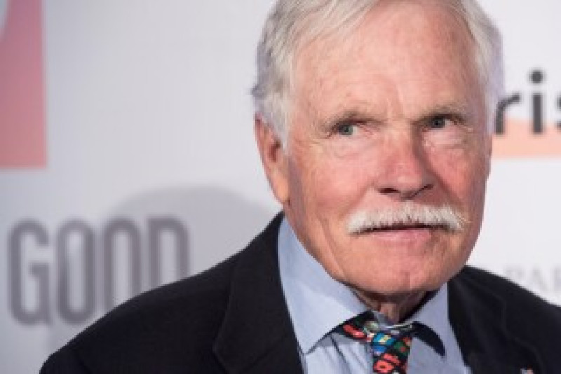 Retrato de Ted Turner de 2001, como vicepresidente de America Online Time Warner.