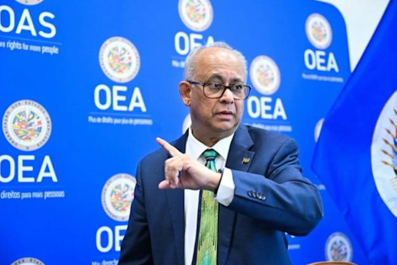 Albert Ramdin, secretario general de la OEA.