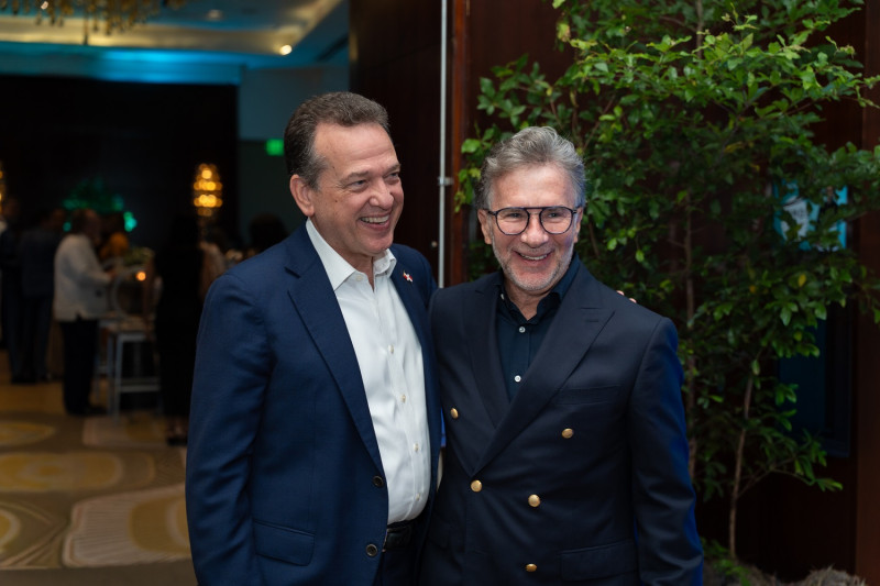 Víctor (Ito) Bisonó y Sergio Roitberg.