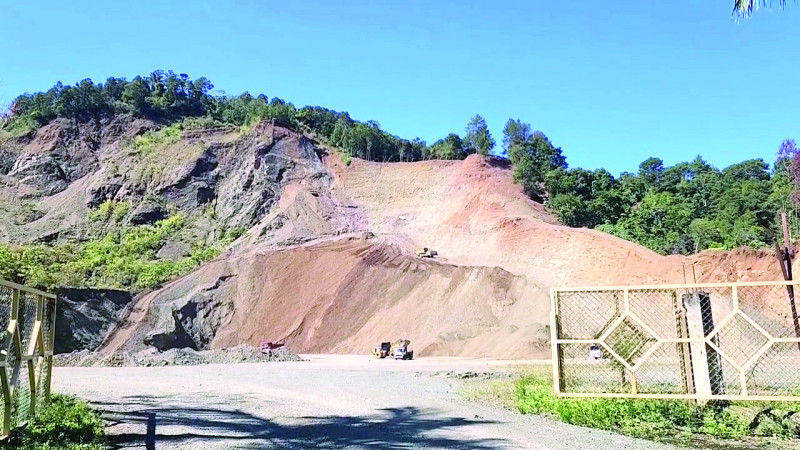 Una de las zonas afectadas por la tala de árboles en la provincia La Vega.