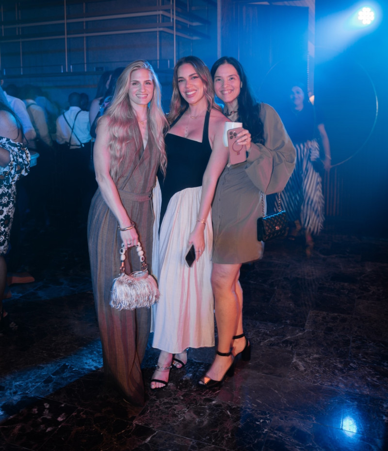 Claudina Marra, Ashley Polanco y Stefanie Castellanos