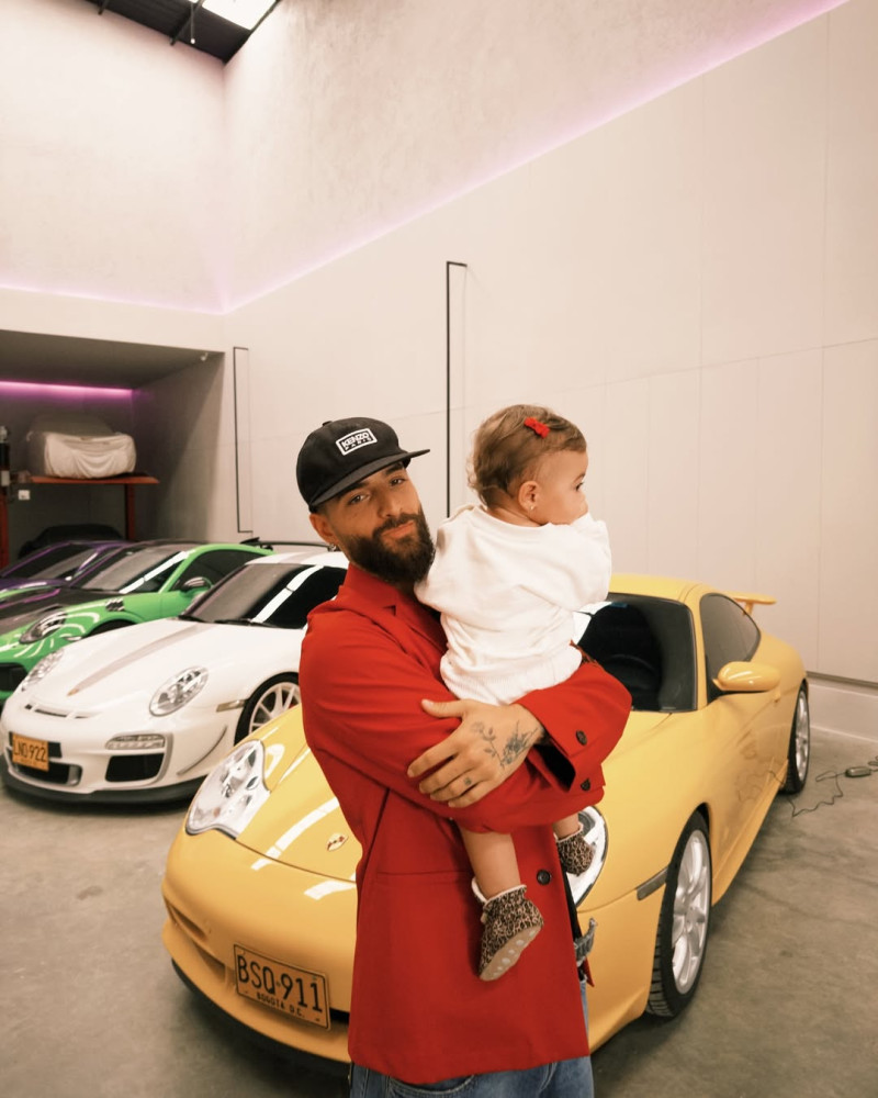 Maluma es padre de Paris, de 2 años.